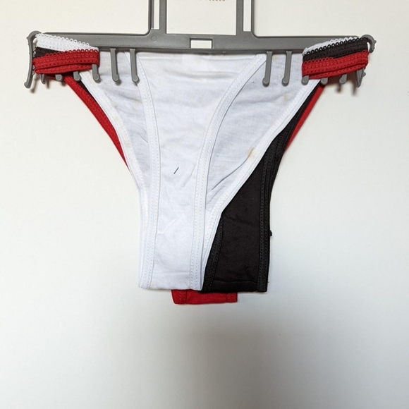 playboy thongs set of 3 xs - Picture 2 of 4